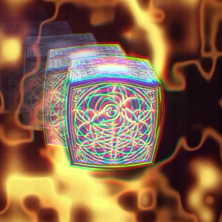 Motion Cube: GLSL shader artwork