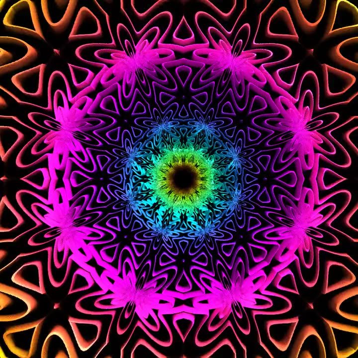 Radial Relief: GLSL shader artwork
