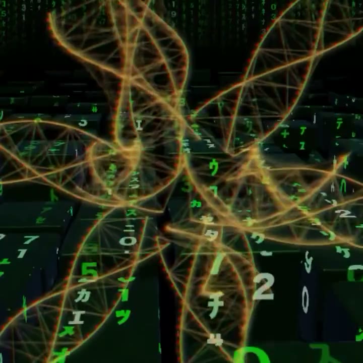 DNA Code: GLSL shader artwork